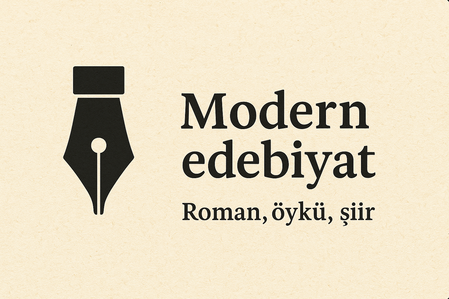 C) Modern edebiyat (Roman, öykü, şiir)